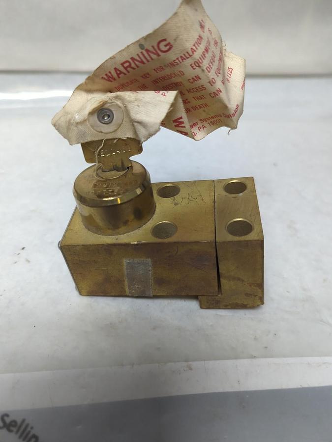 Used GOULD,45A57863,I.T.E. KIRK INTERLOCK WITH KEY PRE-OWNED