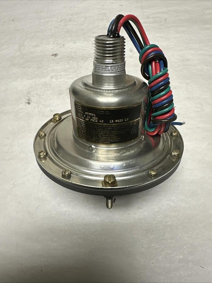 CCS,675DE1,Differential Pressure Switch