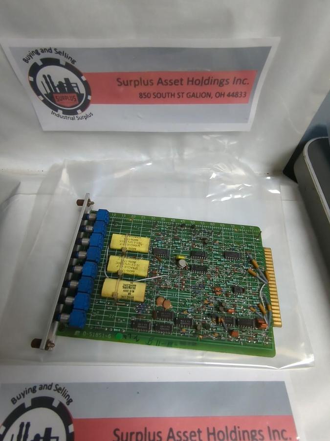 Used RELIANCE ELECTRIC,0-51851-6,CRCG REGULATOR CONTROL MODULE PRE-OWNED