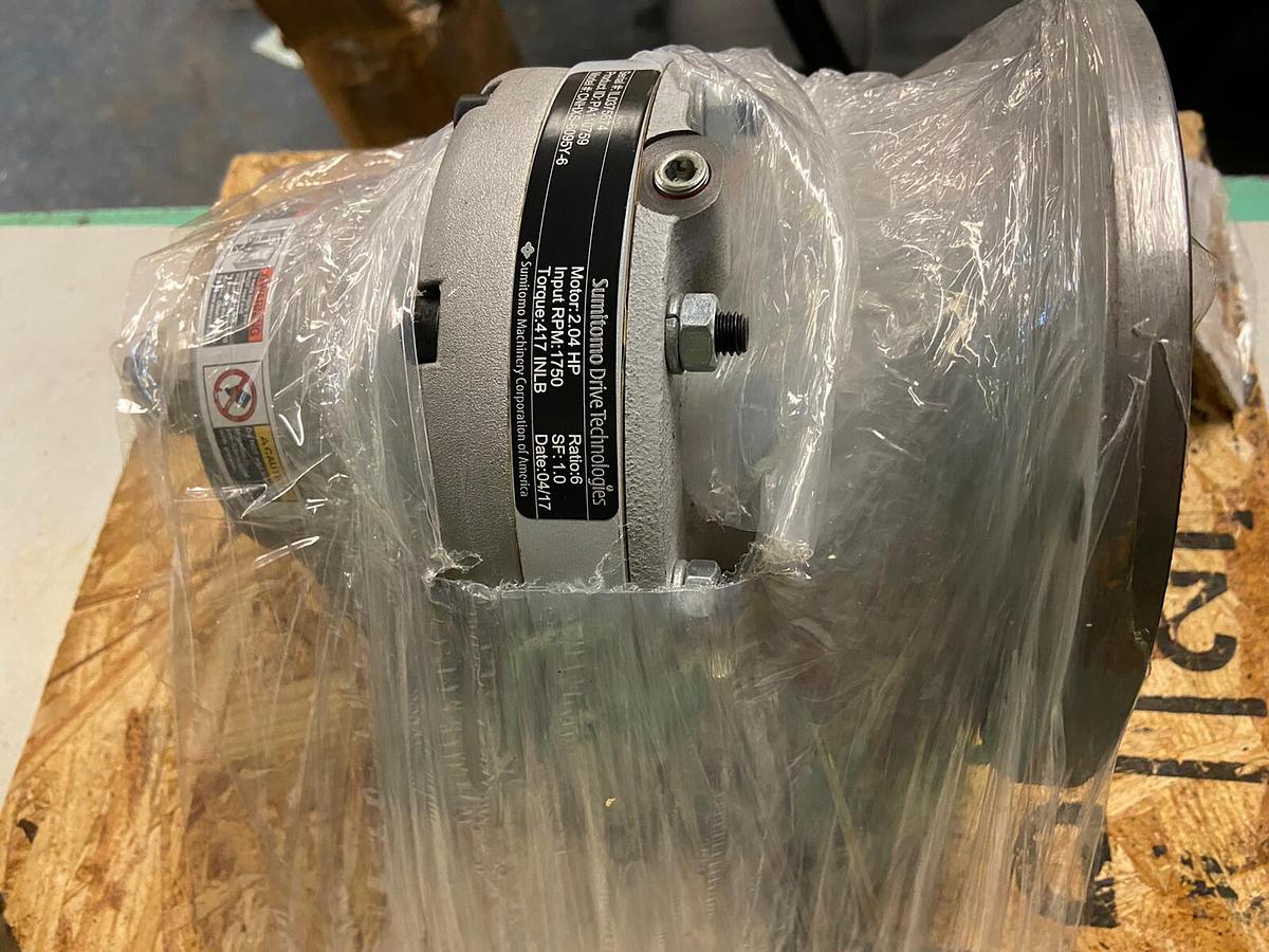 Used Sumitomo Cyclo,60 00 CNHXS-6095Y-6,Gear Reducer Ratio 6 Input 2.04HP 1750RPM