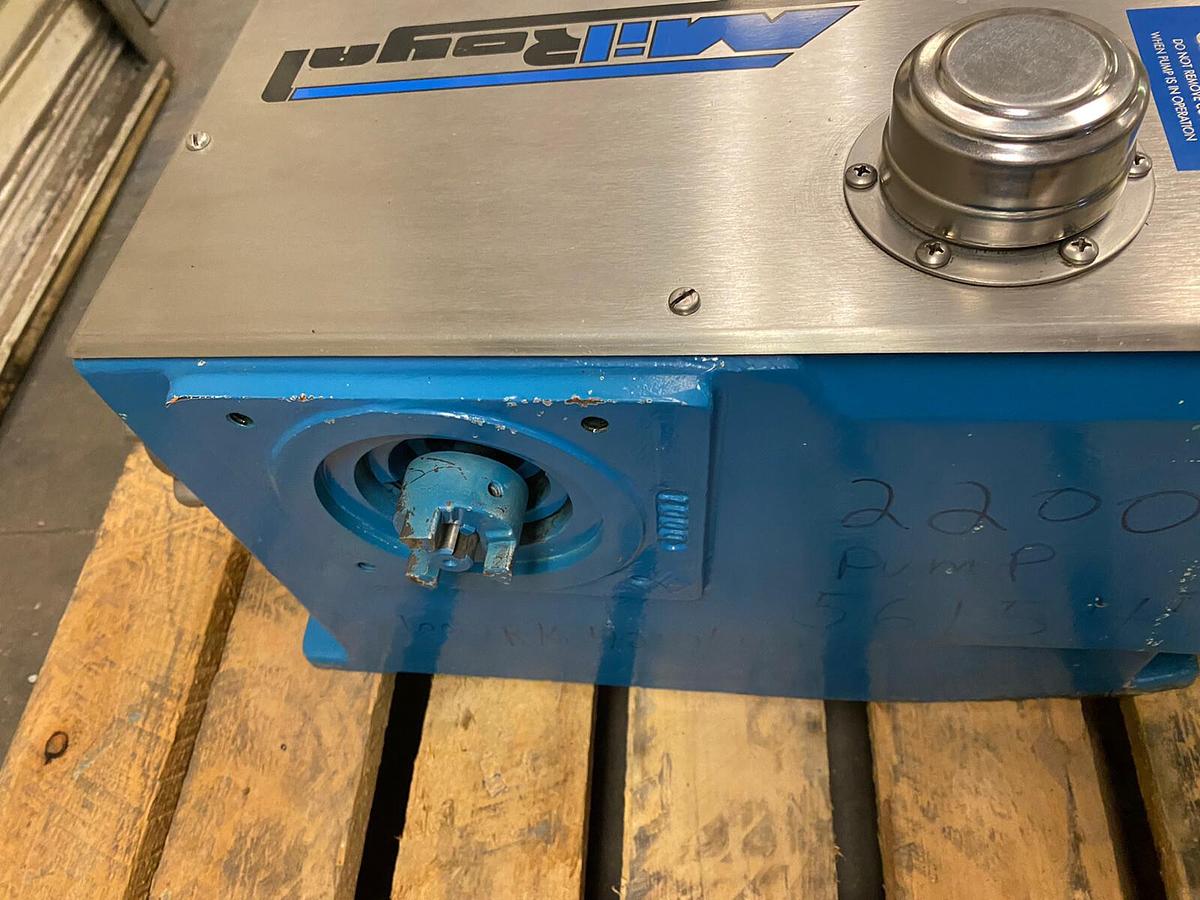 Used MILTON ROY,MILROYAL, METERING PUMP 1-1/2 INCH NPT 1/2HP