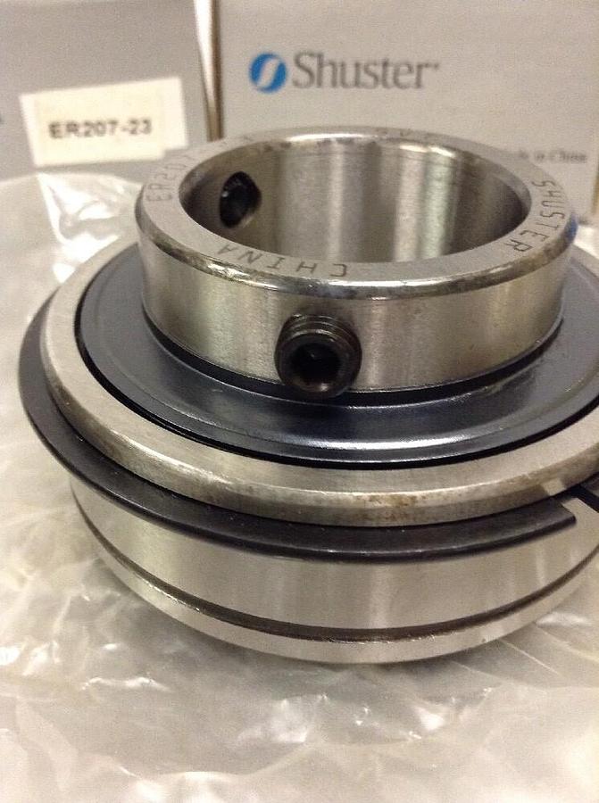 Shuster,ER207-23,Precision Bearings LOT OF 3