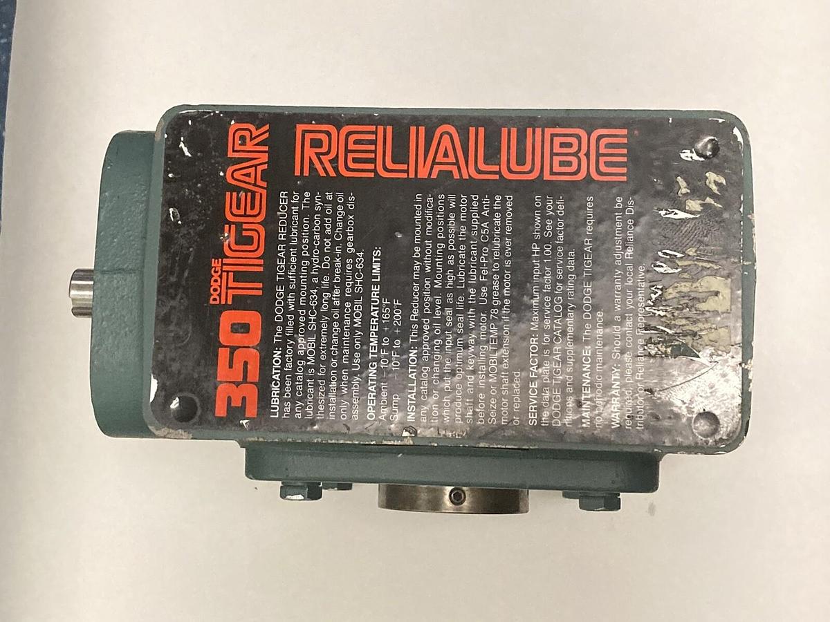 Dodge Tigear,A3505050N000,1.93HP Gear Speed Reducer 1750 RPM