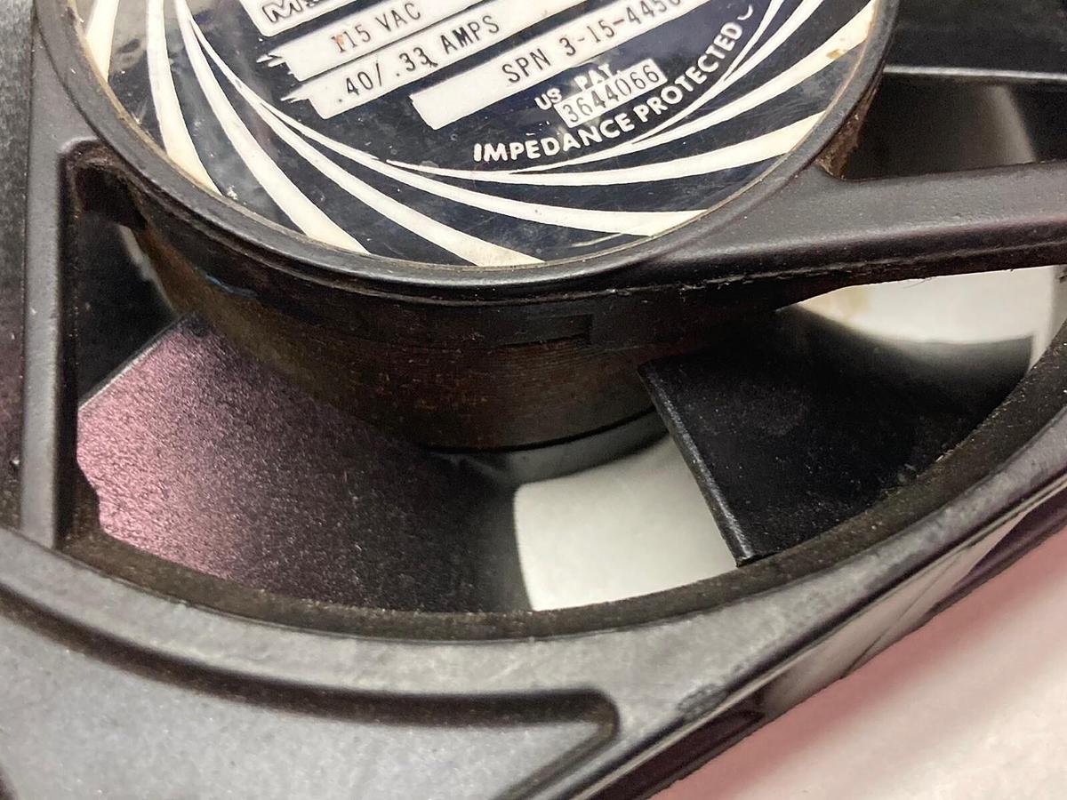 Used Cyclohm,SPN 3-15-4450,Cooling Fan 115Vac 50/60Hz