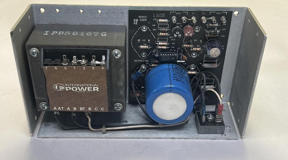 Used INTERNATIONAL POWER,IHD24-4.8,POWER SUPPLY 4.8A 24VDC