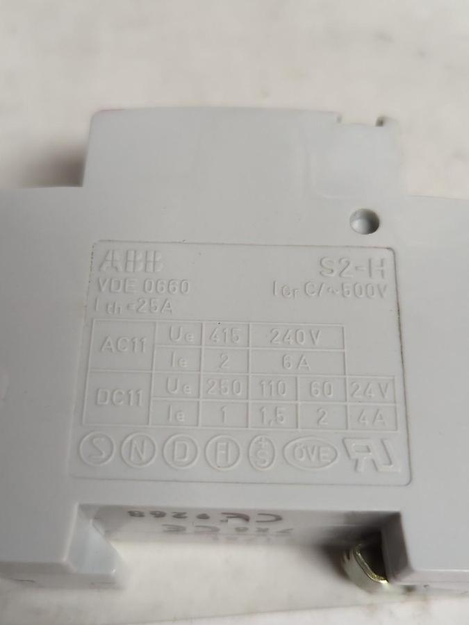 Used ABB,S271 K6A,CIRCUIT BREAKER PRE-OWNED