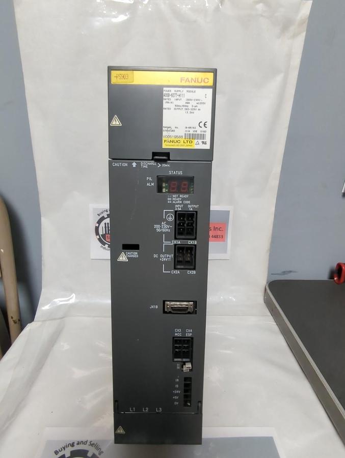 Used FANUC,A06B-6077-H111,POWER SUPPLY MODULE PRE-OWNED