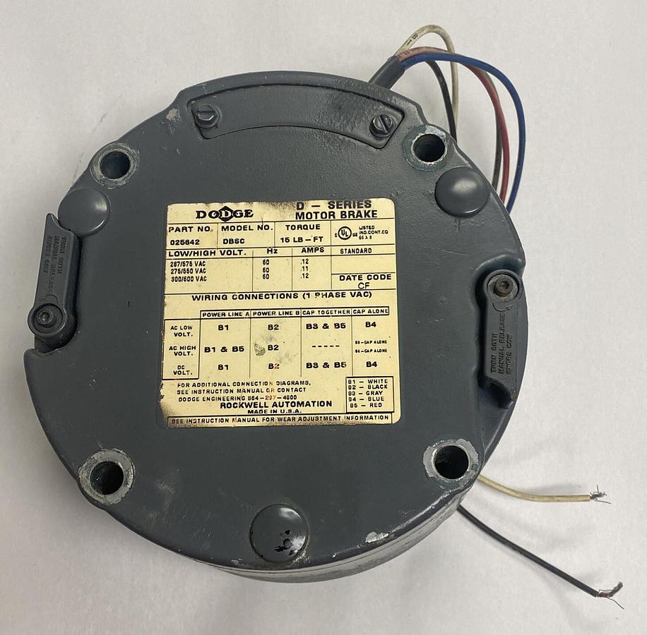 Used Dodge,025642/DBSC,Motor Brake