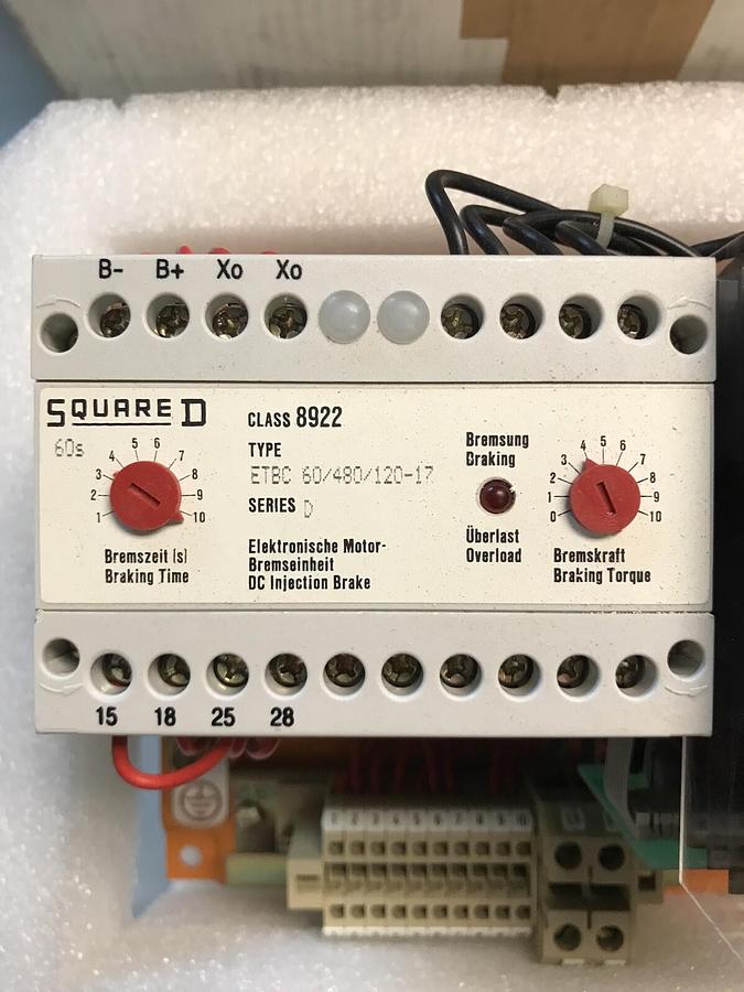 Square D,8922-ETBC60,Motor Brake Series D 480V Coil 120V