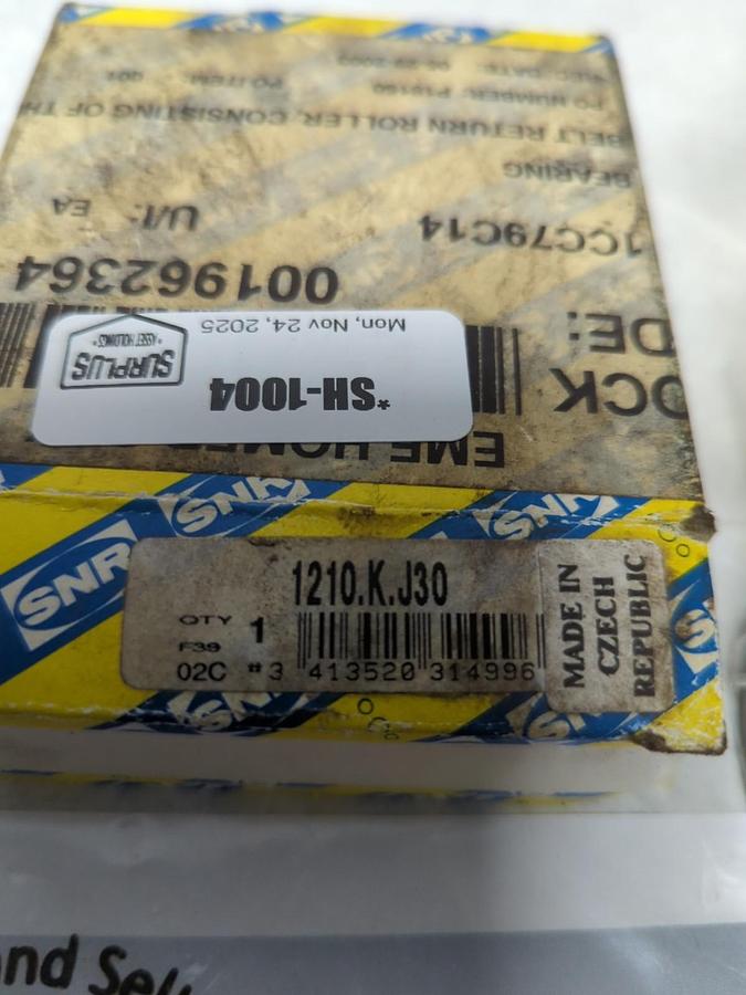 SNR,1210.K.J30,SELF ALIGNING ROLLER BEARING NOS