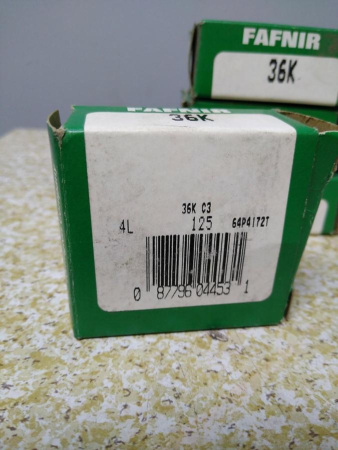 Used Fafnir,36K,Deep groove ball Bearing Lot of 7 NOS