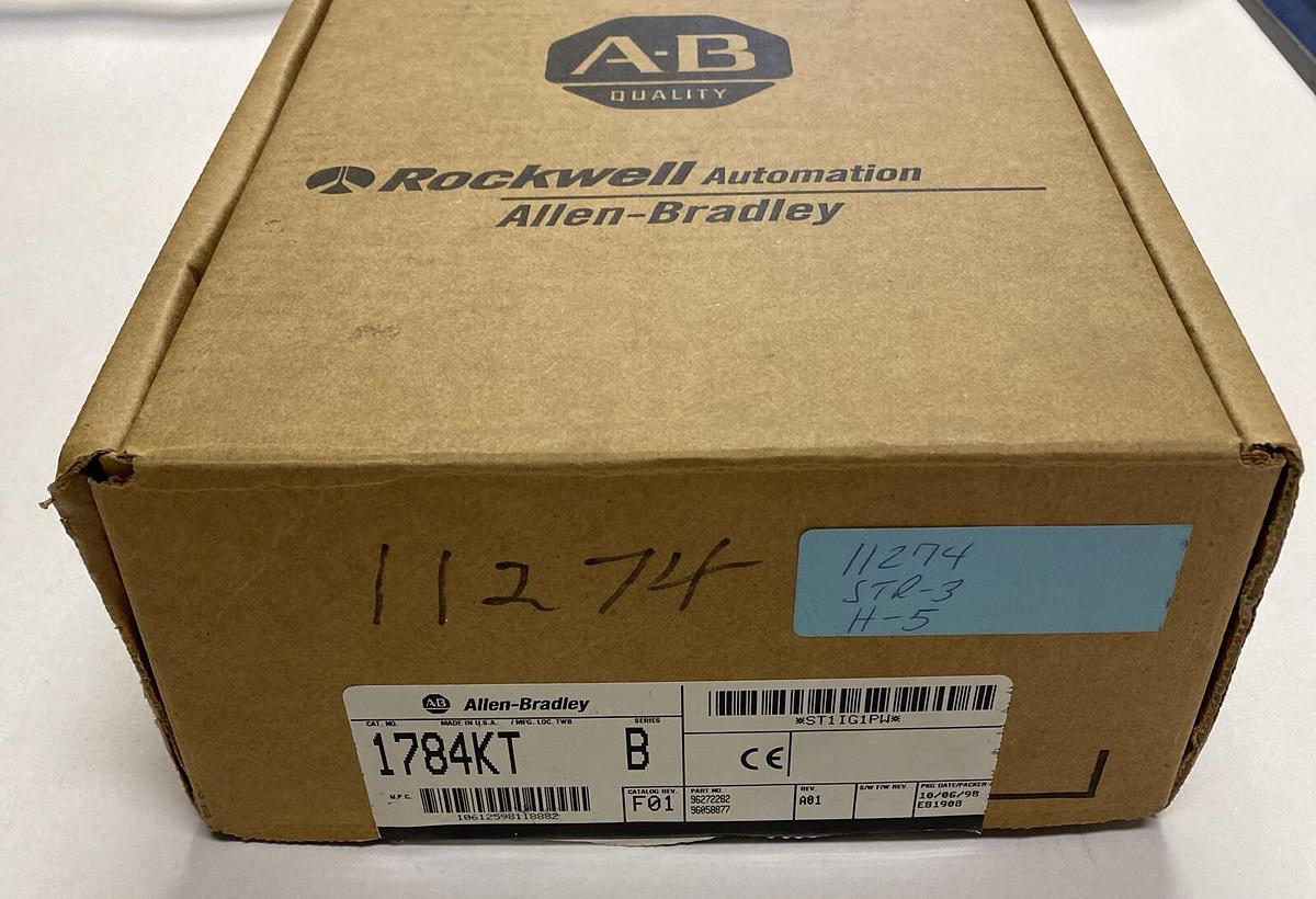 Used ALLEN BRADLEY,1784-KT,SER B PLC INTERFACE CARD NEW