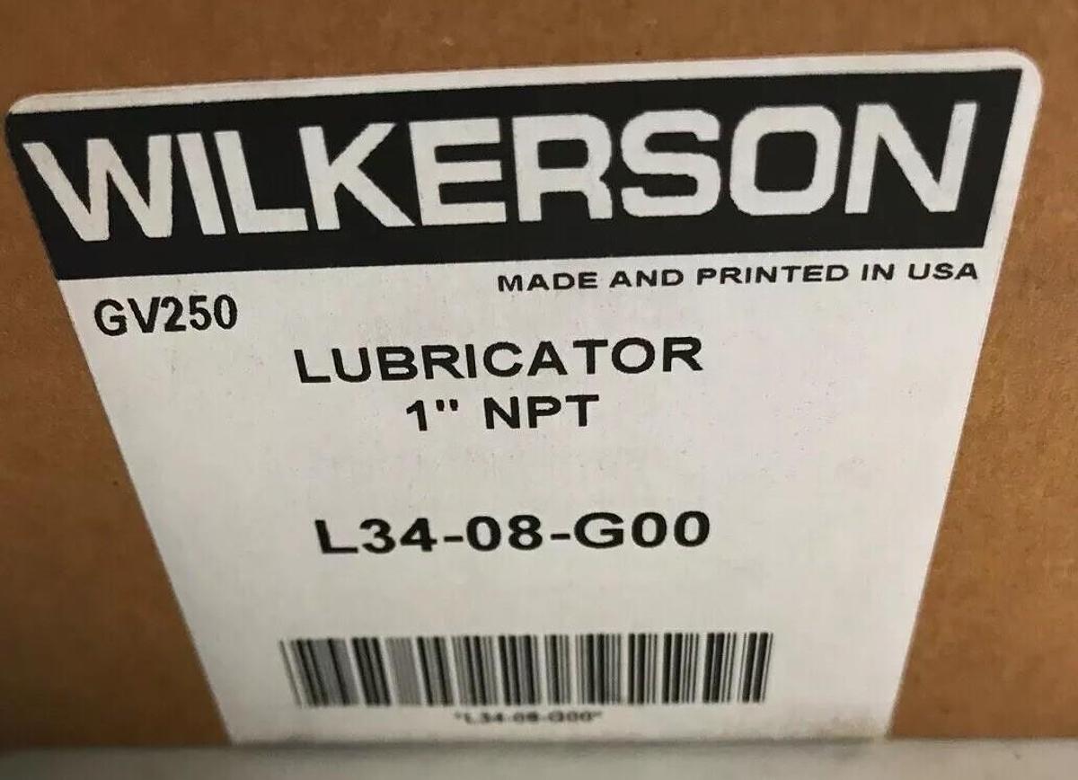 Used Wilkerson,L34-08-G00,1 INCH Lubricator