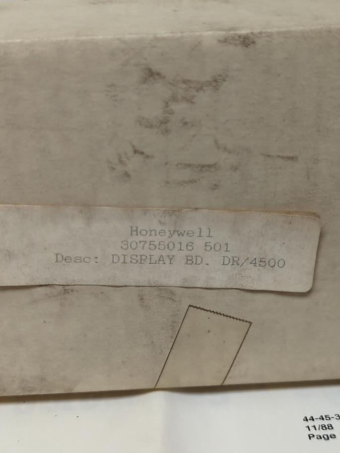 HONEYWELL,30755016-501,DISPLAY BOARD DR 4500 CIRCULAR CHART RECORDER NOS