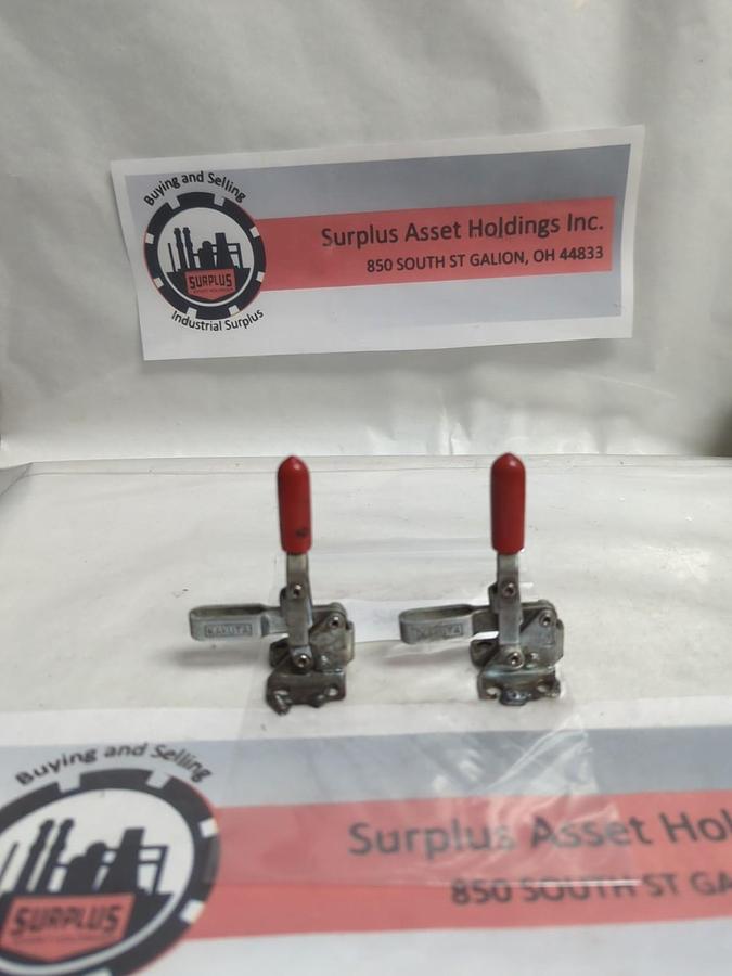 Used KAKUTA,HV150,HOLD DOWN TOGGLE CLAMP LOT OF 2 PRE-OWNED