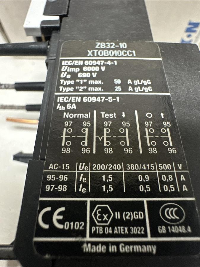 Moeller,ZB32-10,Overload Relay