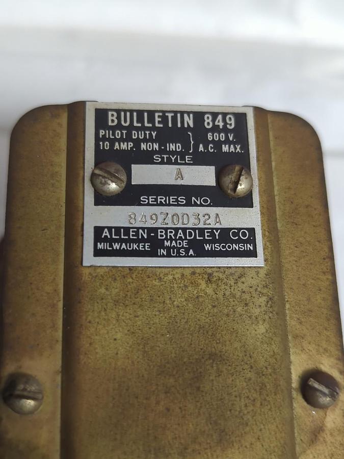 Used ALLEN BRADLEY,849Z0D32A,TIME DELAY RELAY PRE-OWNED