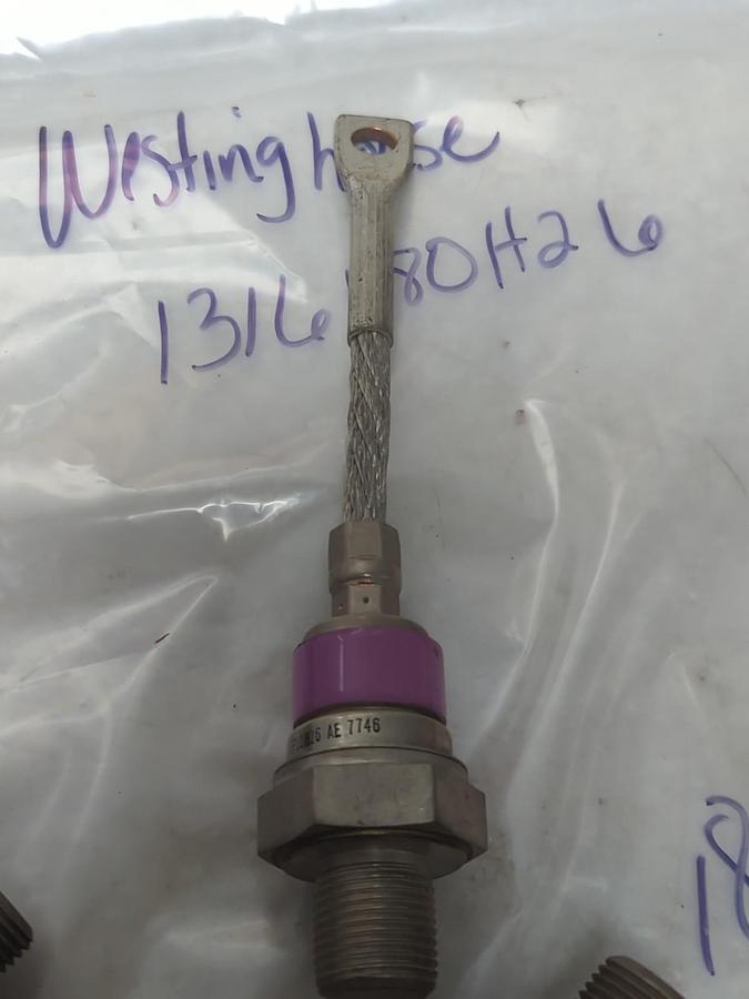 Used WESTINGHOUSE,1316F80H26,RECTIFIER DIODE LOT OF 18 PRE-OWNED