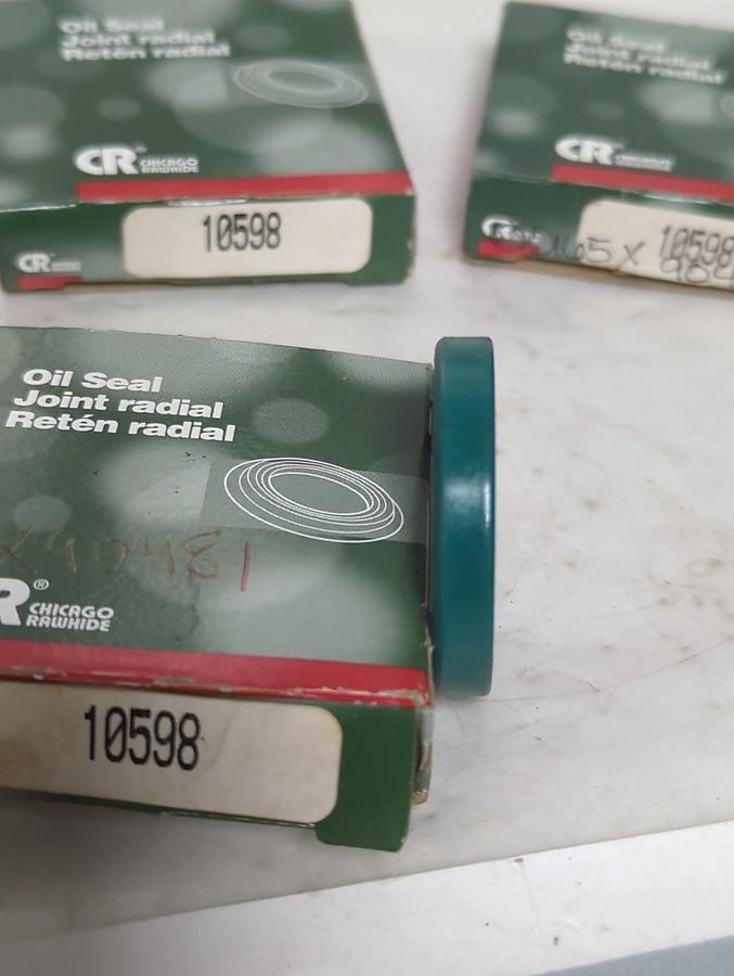 CHICAGO RAWHIDE,10598,OIL SEAL LOT OF 4 NOS