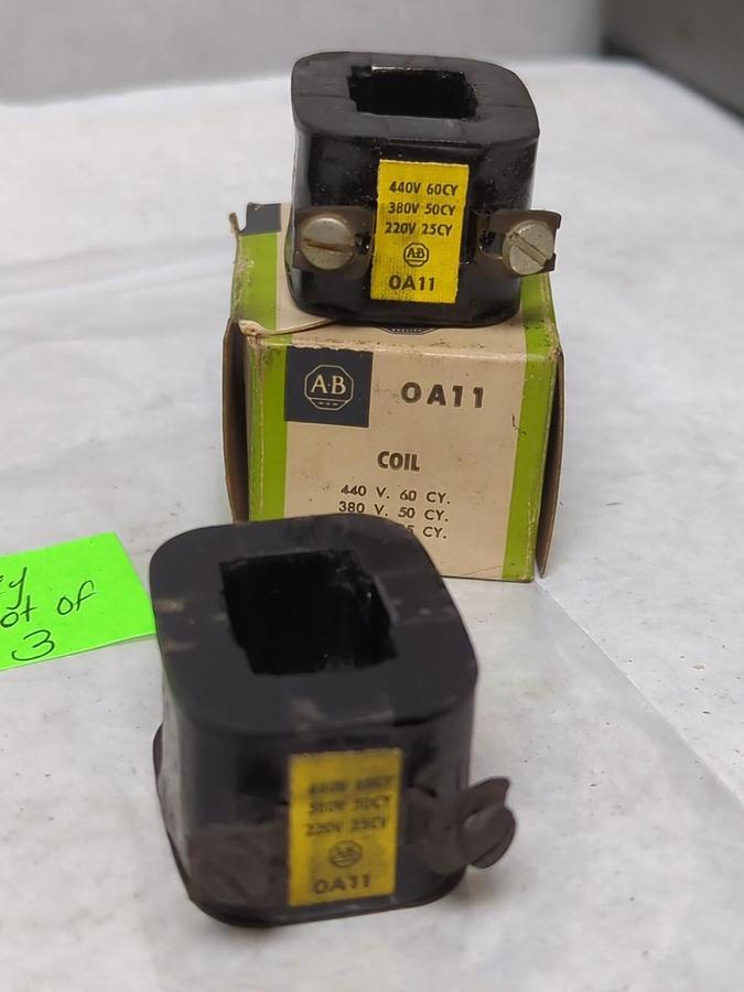 ALLEN BRADLEY,0A11,COIL LOT OF 3 NOS