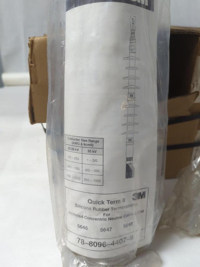 3M,8G24A,HEAT SHRINK QTII SILICONE TERMINATION KIT LOT OF 6 NOS