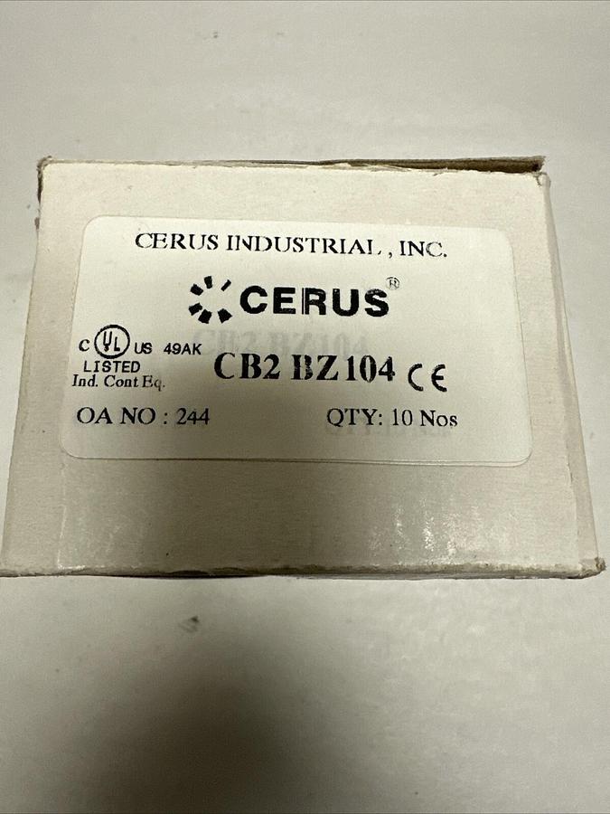 Cerus,CB2-BZ104,Contact Block LOT of 10