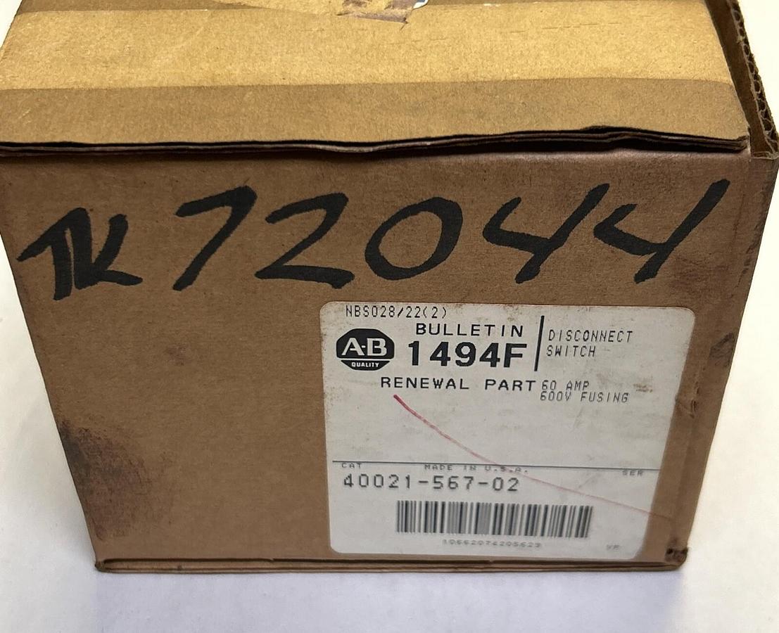 ALLEN BRADLEY,40021-567-02,DISCONNECT SWITCH NEW