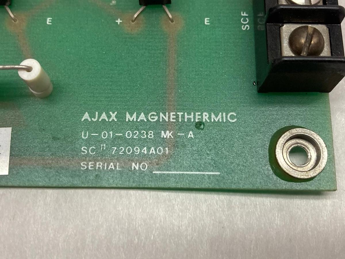 Used Ajax Magnethermic,U-01-0238 MK-A,Circuit Board