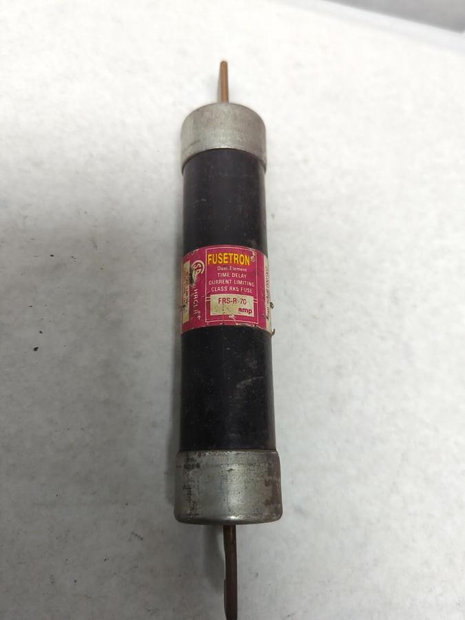 Used COOPER BUSSMANN,FRS-R-70,FUSETRON 70 AMP FUSE PRE-OWNED
