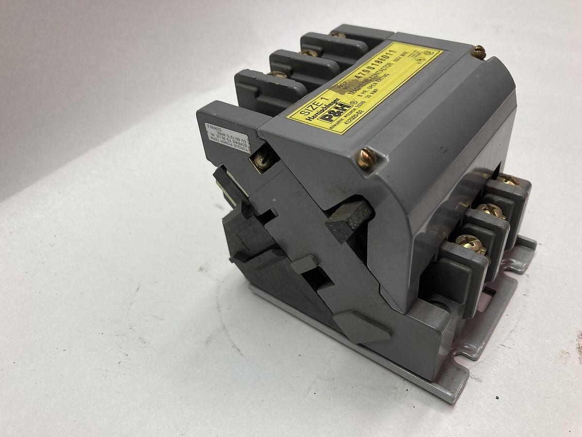 Used P&H,479U186D11,Size 1 Contactor