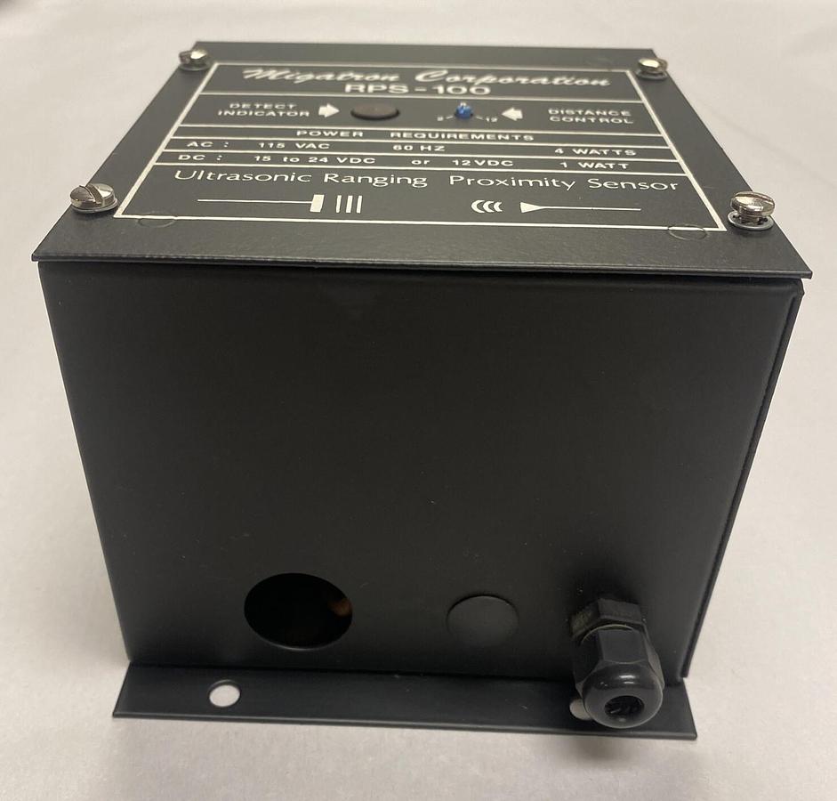 Migatron Corporation,RPS-100,Ultrasonic Ranging Proximity Sensor NOS