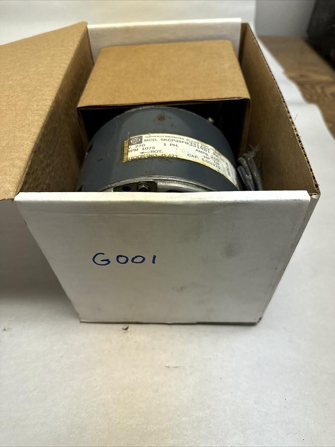 Used GE,5KCP39FG3314BT,1/4HP 1075RPM 230V Single Phase Blower Motor (G001)
