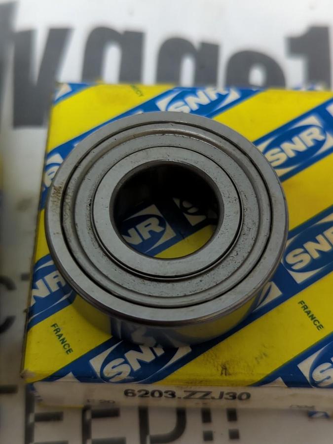 SNR,6203-ZZJ30,BEARING 1-1/2X7/16X5/8 INCH LOT OF 2
