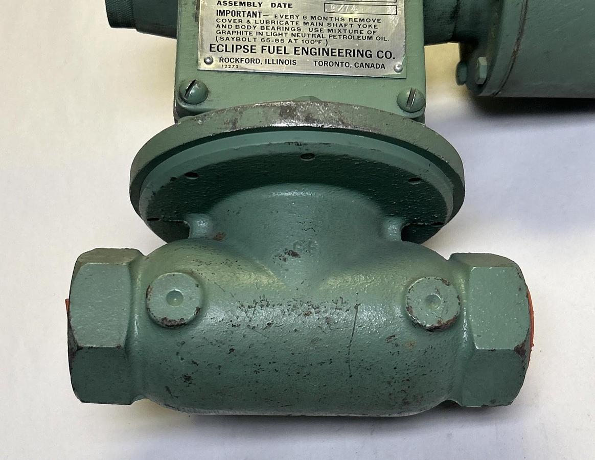 Used ECLIPSE,5LT-H,SHUT OFF VALVE 1-1/4 INCH