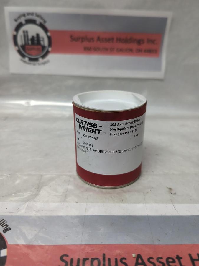 CURTISS-WRIGHT,5000483,PACKING 1.5X2.25 INCH 6 RING SET NOS