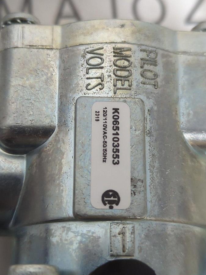 PARKER,N3554104553,PNEUMATIC SOLENOID VALVE 3/8 BASIC NC 120VAC NOS