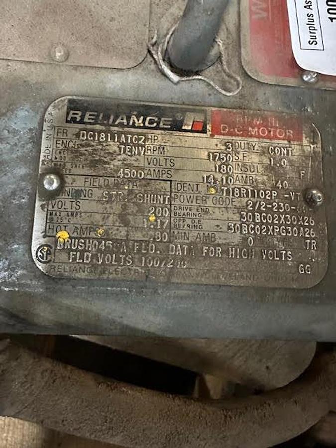 Used Reliance DC1811ATCZ