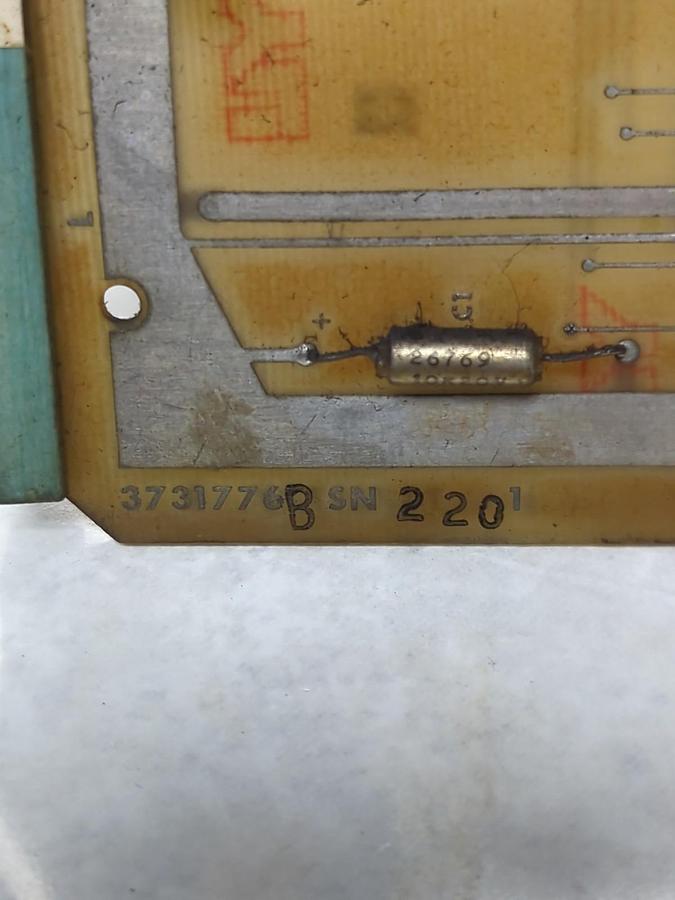 Used BENDIX,3731776B,S5 DC INPUT GROUNDING 24V I/F-2 CIRCUIT BOARD PRE-OWNED