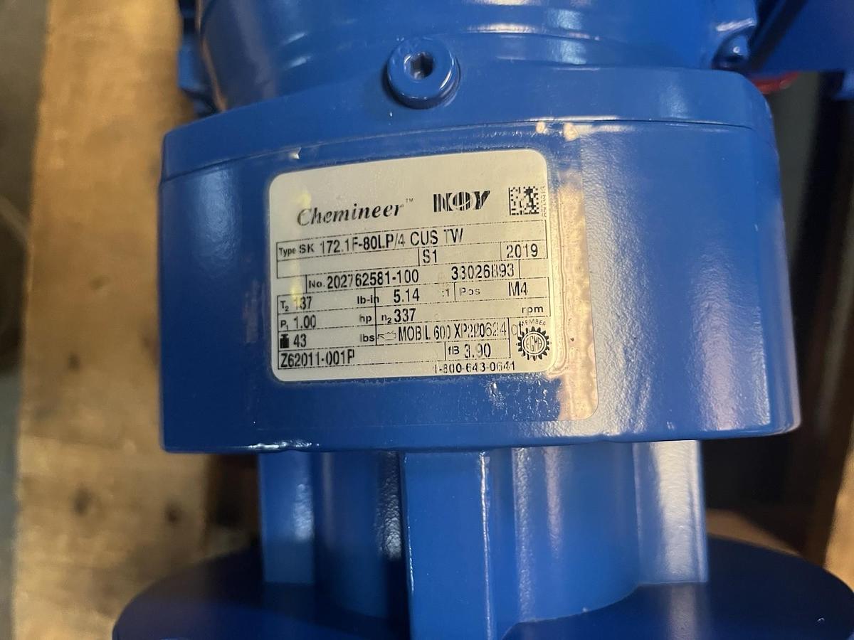 CHEMINEER,DT,MIXER 1HP 3PH