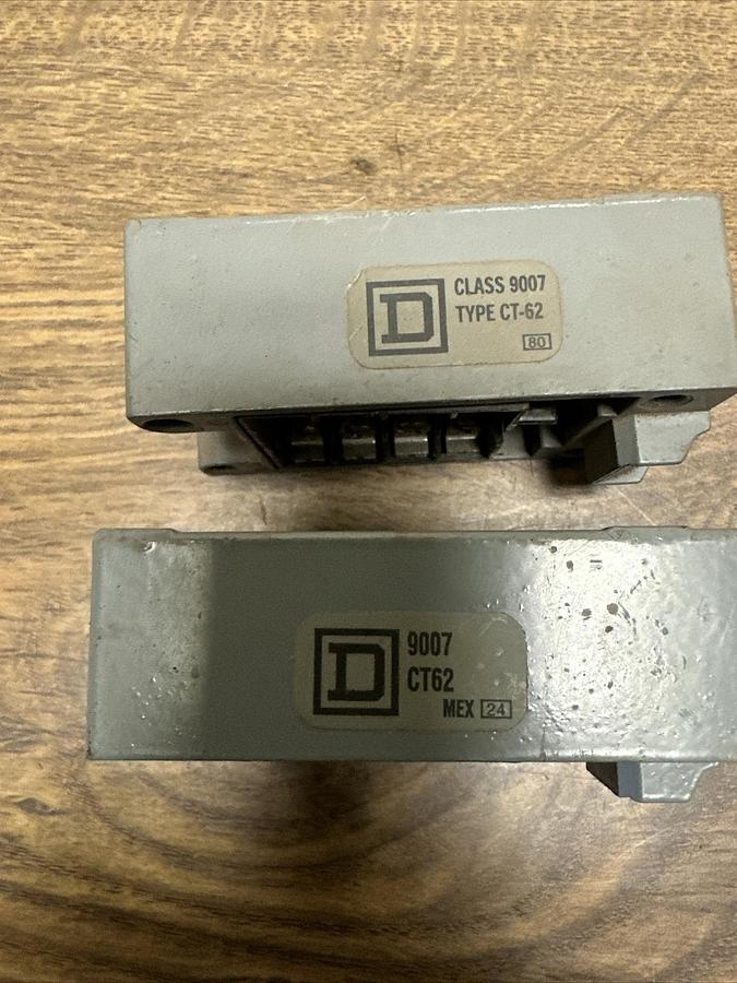 Square D,9007-CT62,Limit Switch Base Receptacle LOT of 2