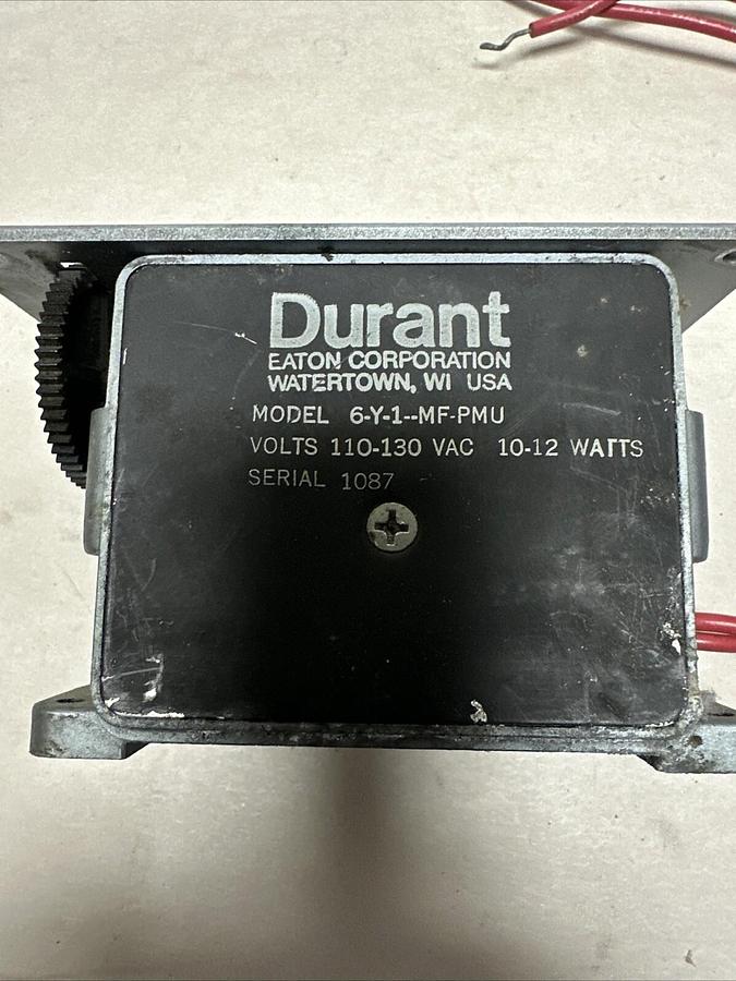 Used Durant,6-Y-1-MF-PMU,6 Digit Counter