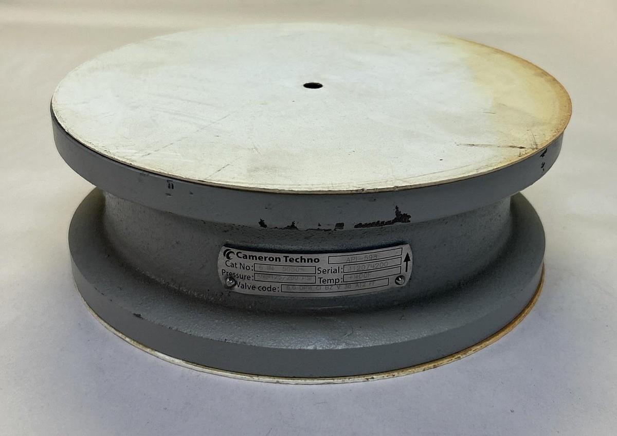 CAMERON TECHNO,6IN 5050,CHECK VALVE 200PSI 400F NOS