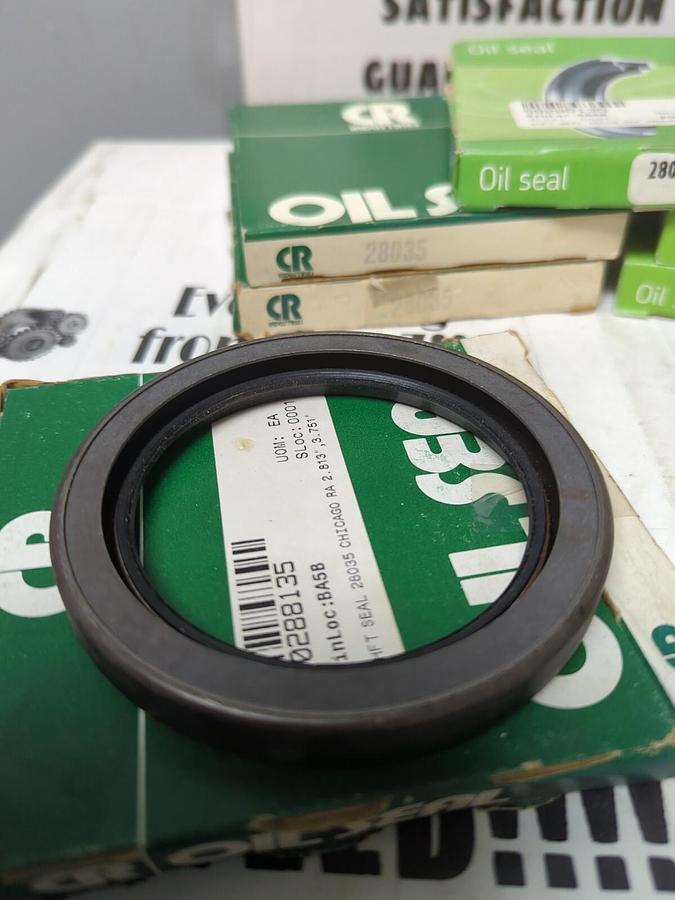 SKF CHICAGO RAWHIDE,28035,OIL SEALS 2.813 INCH X 3.751 INCH LOT OF 6 NOS