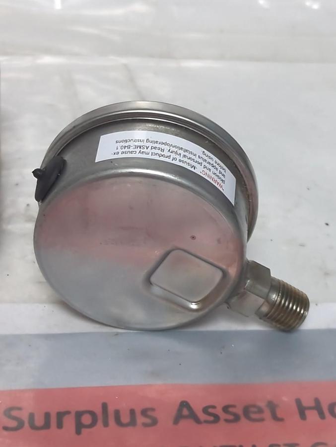 TRERICE,D83LFSS,PRESSURE GAUGE 0-15000PSI 1/4 NPT LM NOS