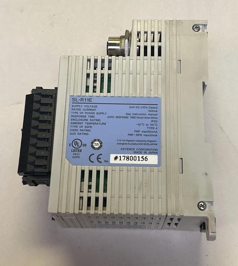 Used KEYENCE,SL-R11E,SAFETY CONTROL UNIT