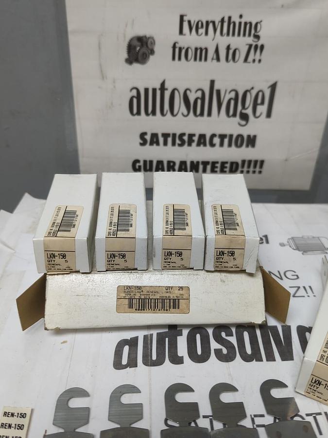 COOPER BUSSMANN,LKN-150,SUPER LAG RENEWAL LINKS LOT OF 25 NEW