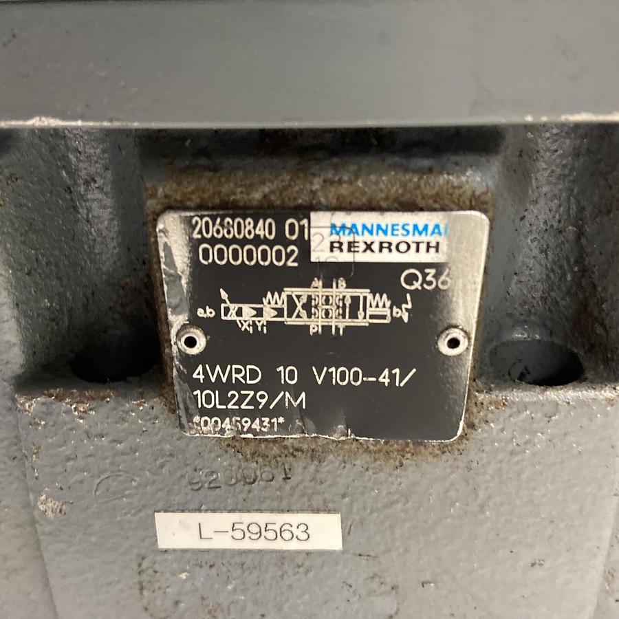 Used Rexroth,4WRD-10-100-41/10L2Z9/M,Hydraulic Proportional Servo Valve 4WS2EM10-45