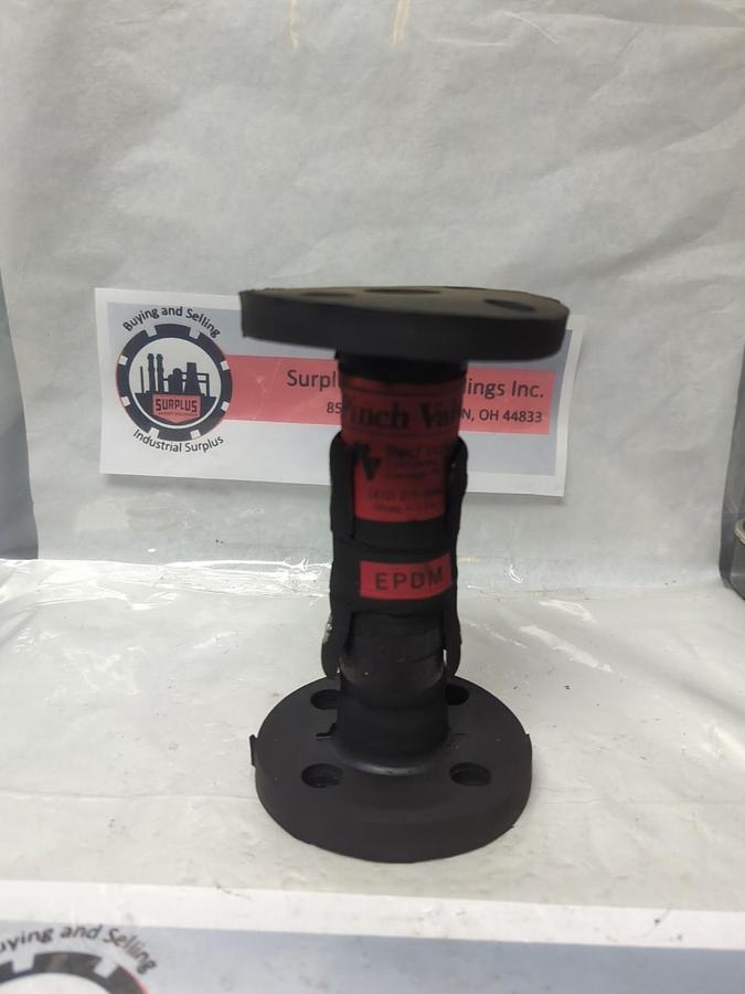 Used RED VALVE,PVR08926,EPDM PINCH VALVE 5-010-0-000-0600BH PRE-OWNED