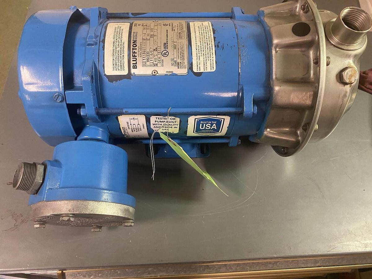 Used GOULDS,1ST1E0D4, 1Hp CENTRIFUGAL PUMP NPE 1X1.25X6-2P-PM