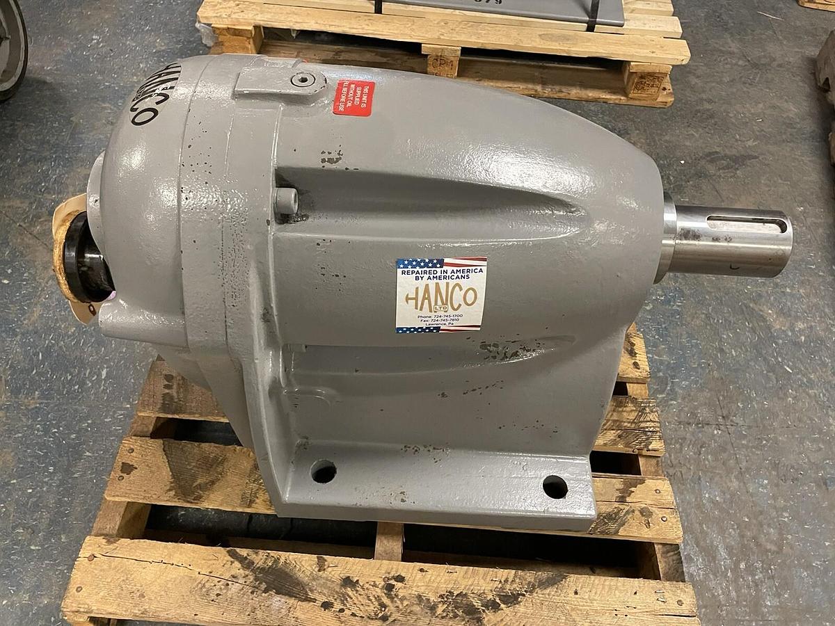 Used Demag,143TS-MN350KPM d132714,GEAR REDUCER RATIO 151 OUT 7.9 RPM